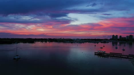 amazing colouyrs in the sky, gold coast australian sunrise