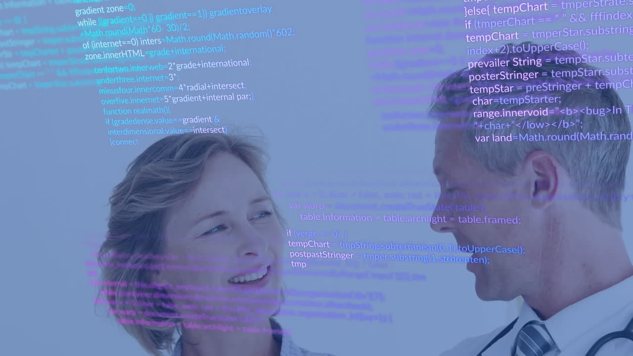 Animation of data processing over diverse doctors