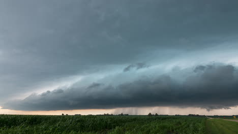 a line of severe storms moves across the midwest, packing lots of wind and rain