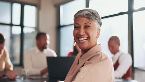 Face,-senior-and-business-woman-in-meeting