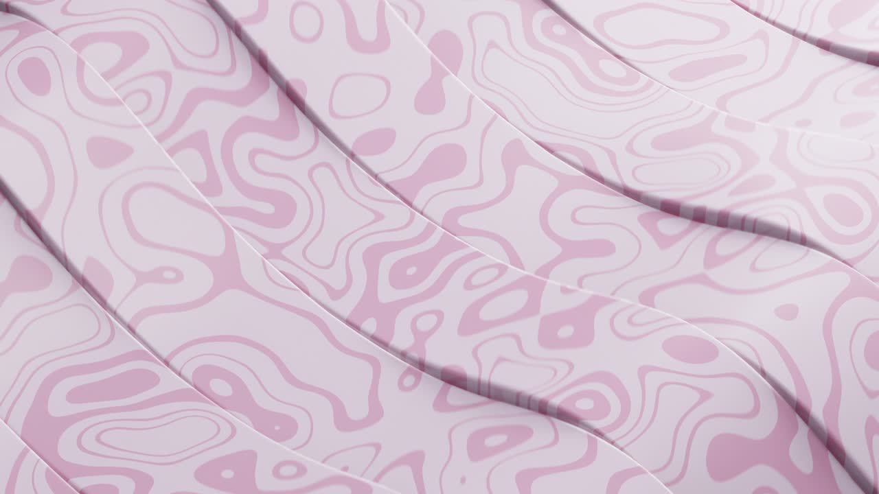 Abstract waves rolling with textured wavy stripes minimalist style