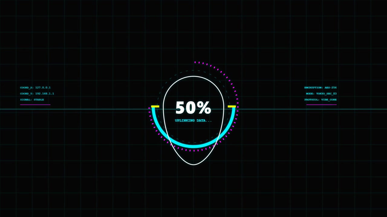 Interfaccia della Barra di Progresso per l'Uplink di Dati Digitali