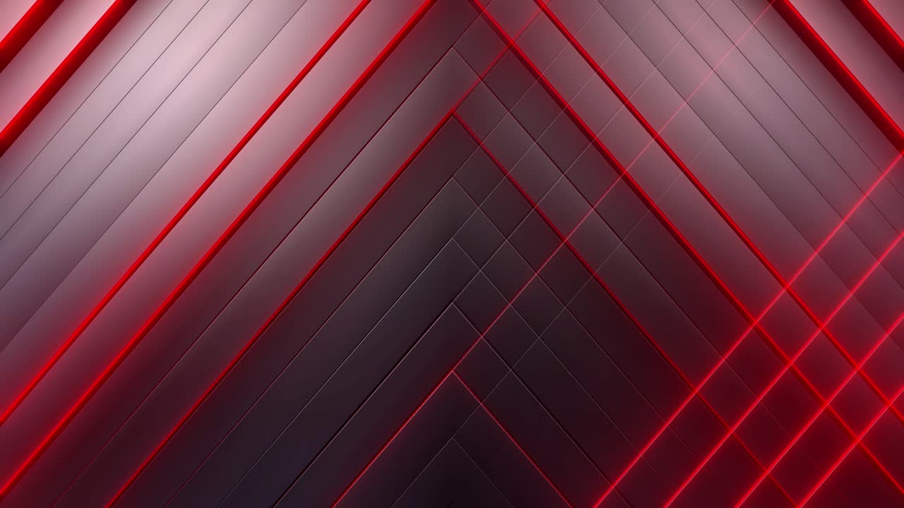 Abstract Geometric Background with Red Lines