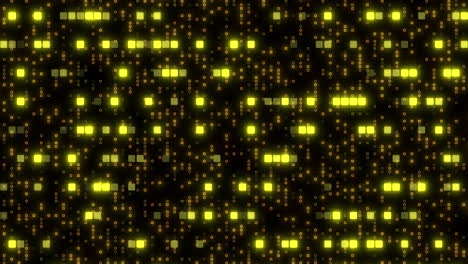 Yellow-neon-pixels-pattern-in-80s-style