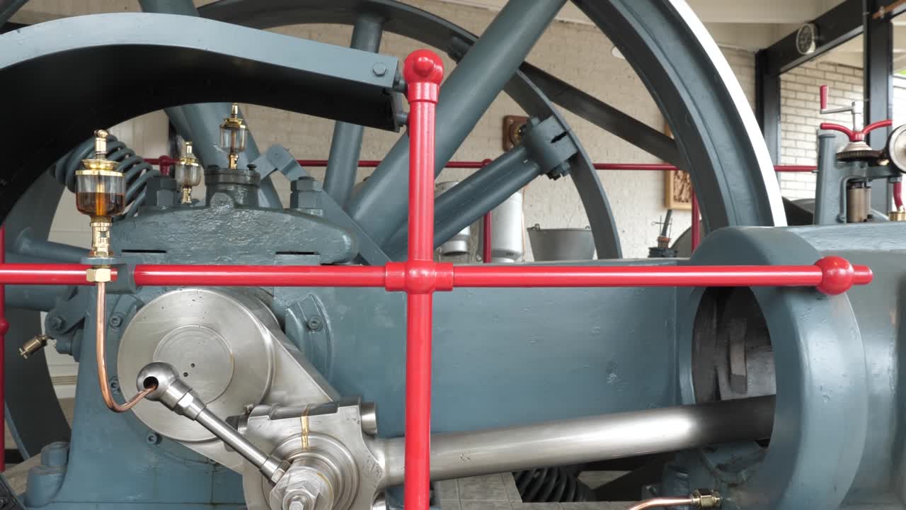 Steam Engine called 'De witte olifant' in a place called Beltrum in the Netherlands