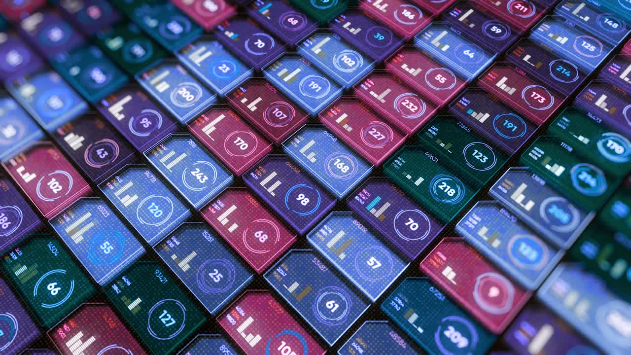 디지털 대시보드 시각화