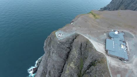 노르웨이 북부의 북쪽 케이프 (nordkapp).