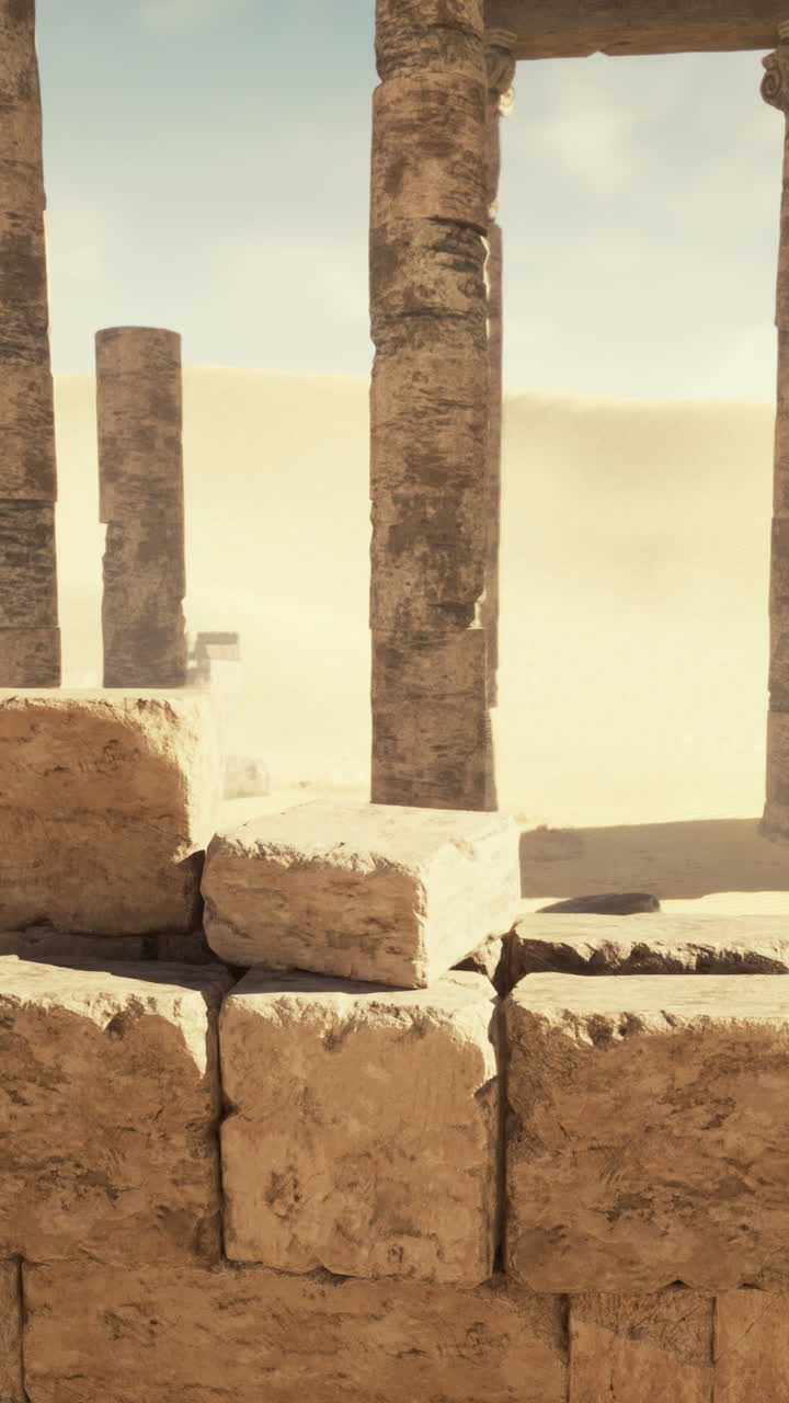 antiguas ruinas del desierto