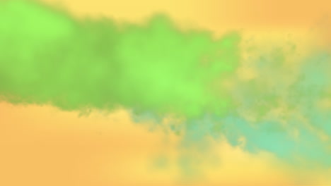 animation of sky full of moving clouds
