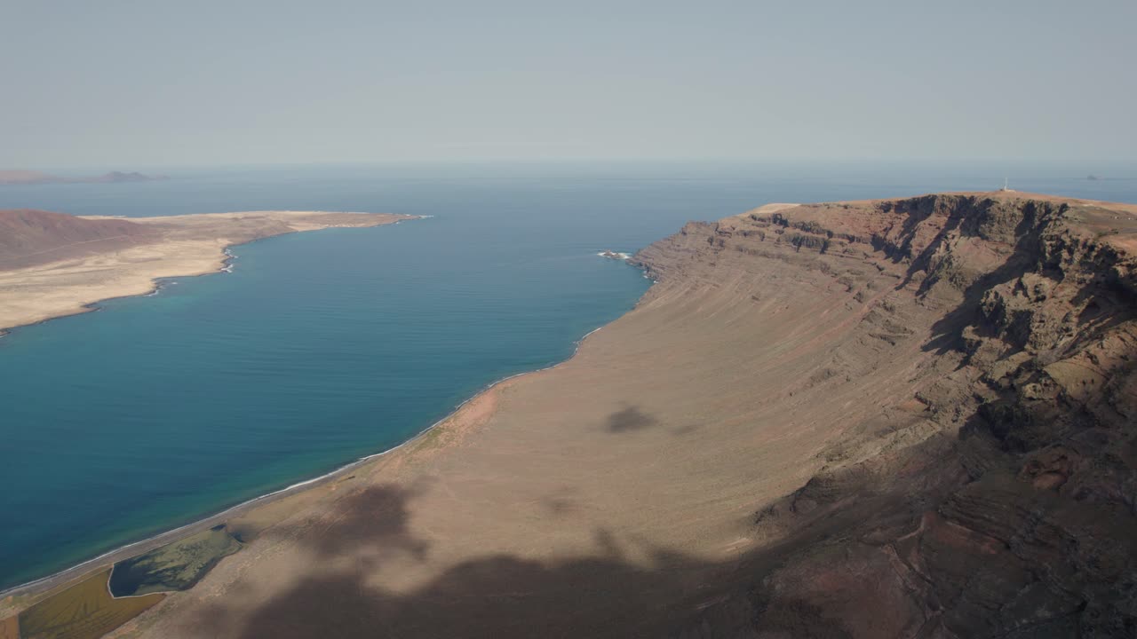 lanzarote 및 la graciosa, 카나리아 제도, 스페인의 mirador del rio