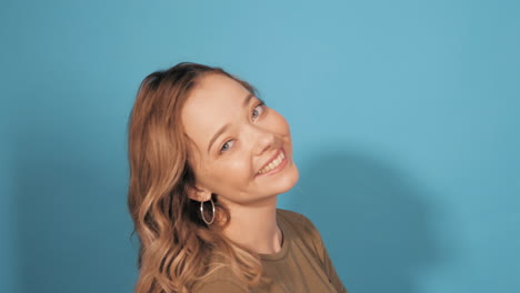 retrato de una mujer sonriente