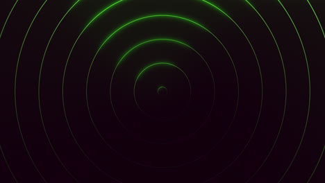 Runder-Grün-Umrissener-Muster-Vielseitiger-Hintergrund