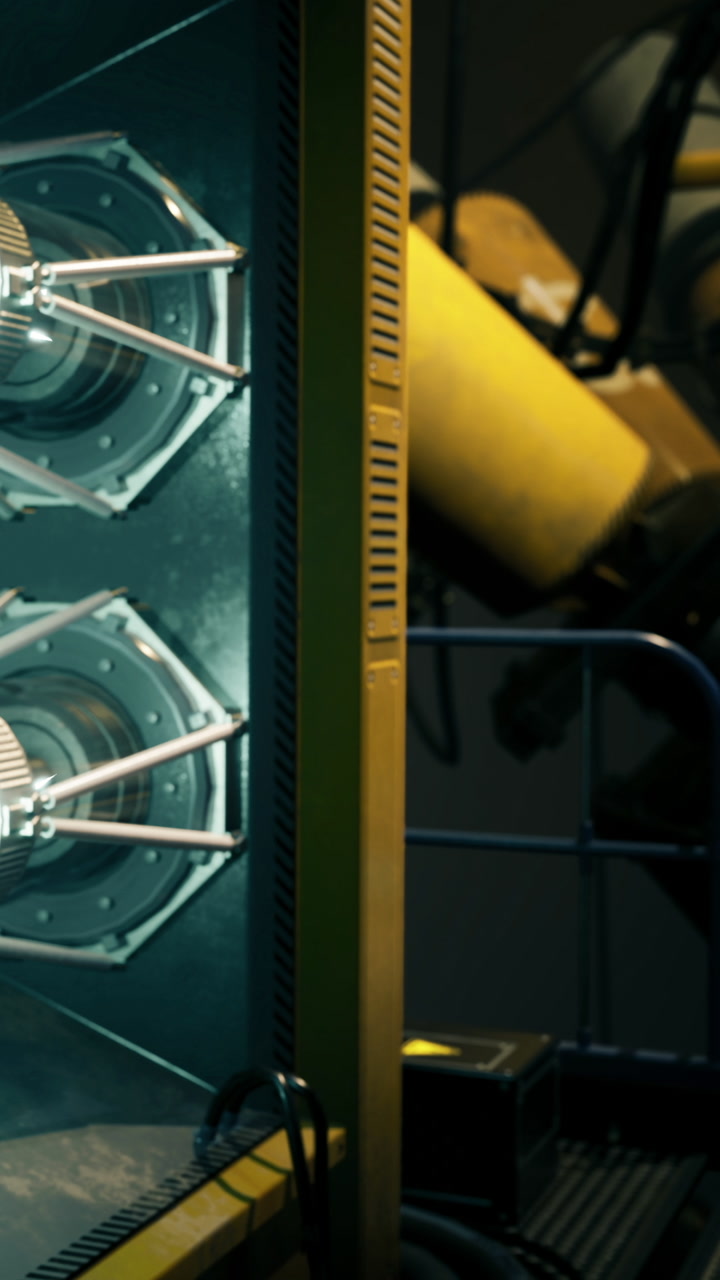 Exploring the inner workings of advanced machinery in a futuristic setting