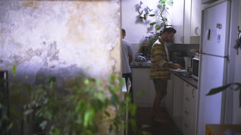 one cooks, one does the dishes