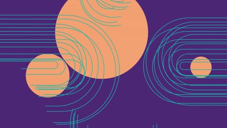 fondo naranja geométrico moderno