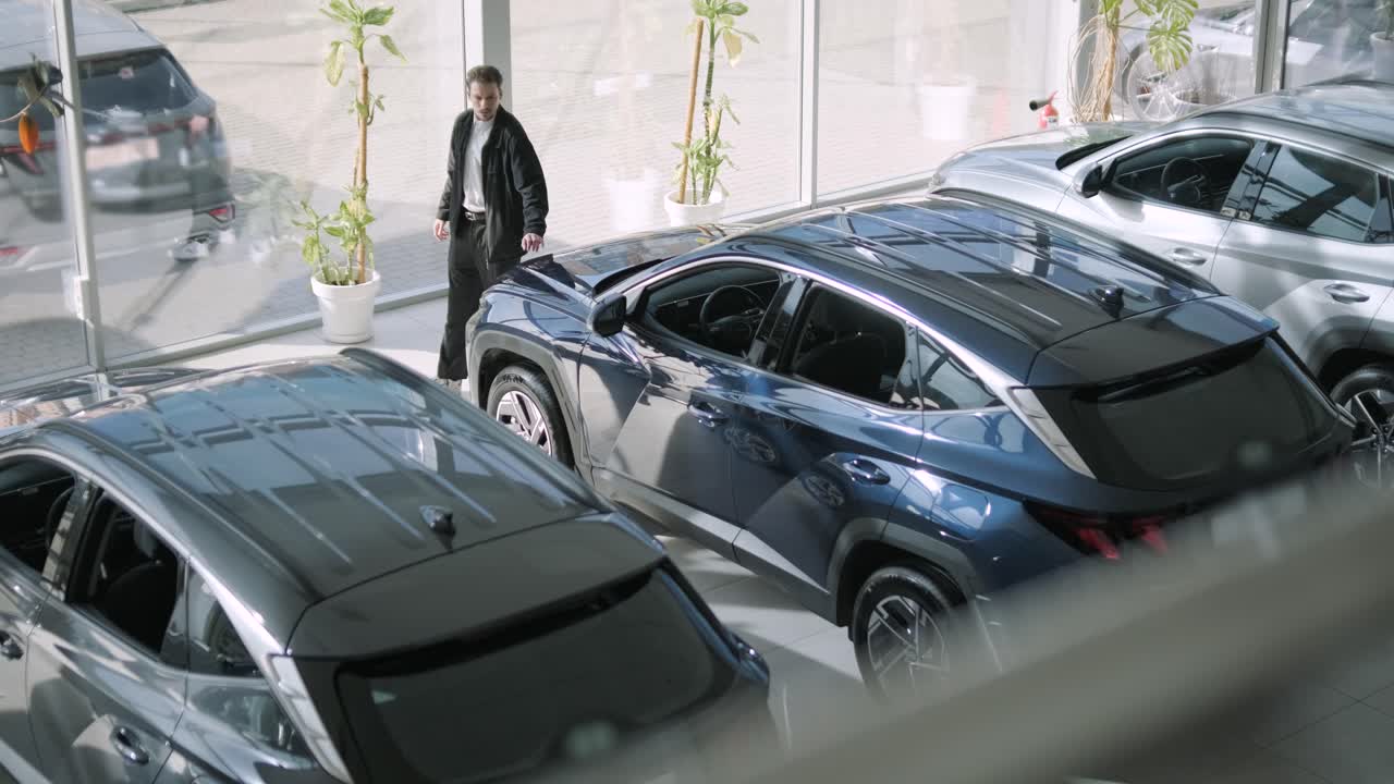 Cars in a Car Dealership