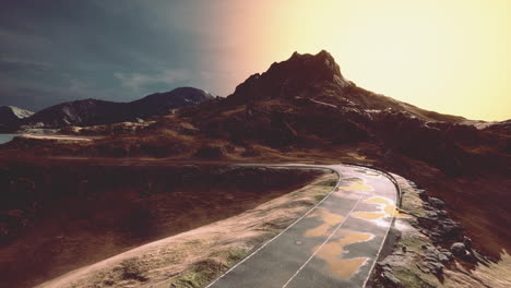 Empty-winding-road-through-the-valleys-and-hills