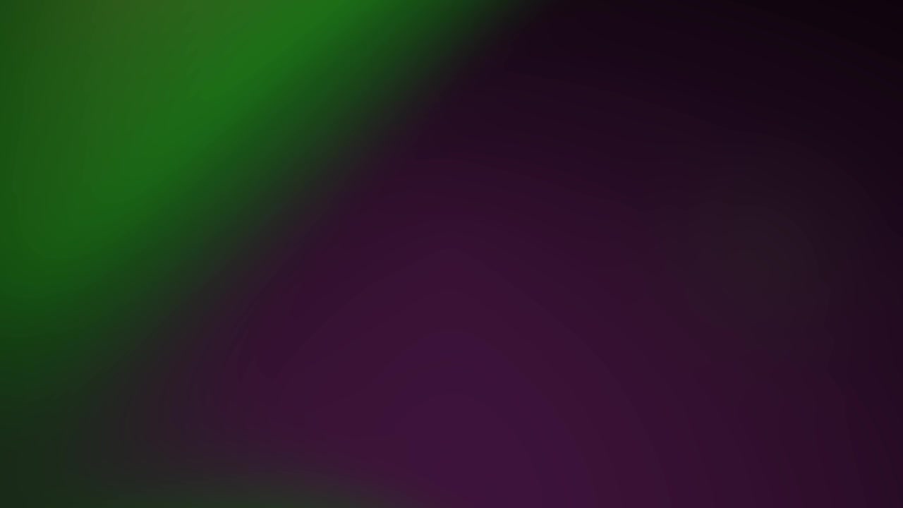 Abstract Motion Background with Soft Glowing Green and Orange Light