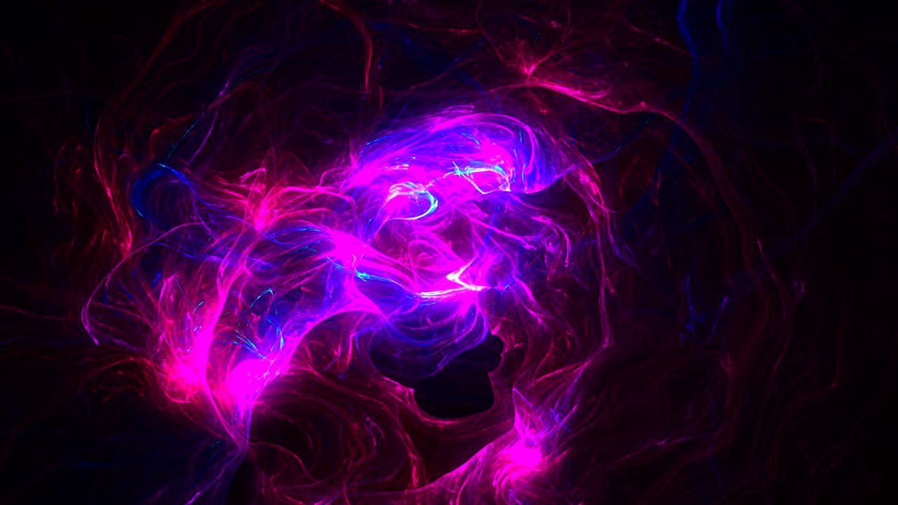 animazione di rendering 3d di sfondo frattale astratto. ciclo senza cuciture