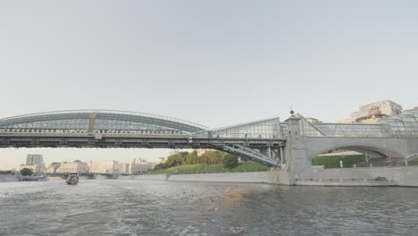 bridge over river in moscow