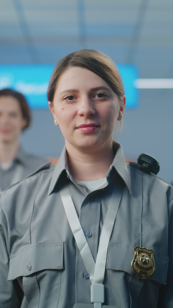 retrato del guardia de seguridad