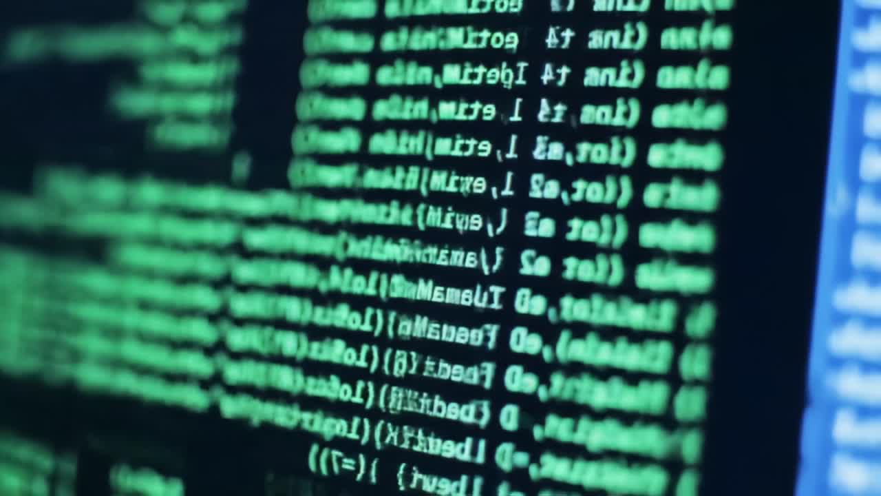 An Intricate Look at Lines of Code Displayed on a Screen, Highlighting the Complexity and Beauty of Programming in a Digital Environment