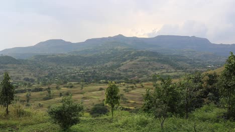 windmill energy plant on a mountain in india