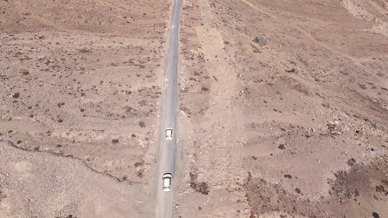 Cars on a Mountain Road