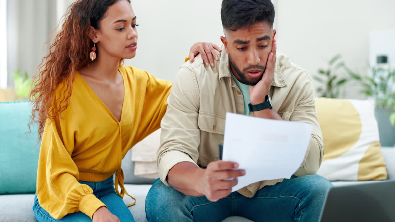 cuentas financieras, problemas y estrés en la pareja