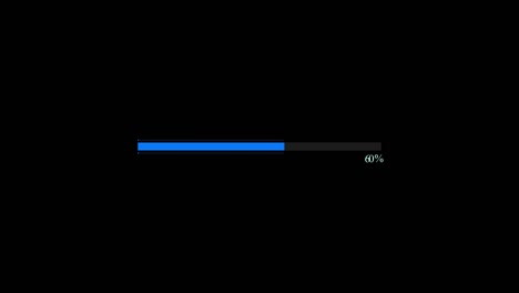 la barra de carga de vídeo de stock 4k