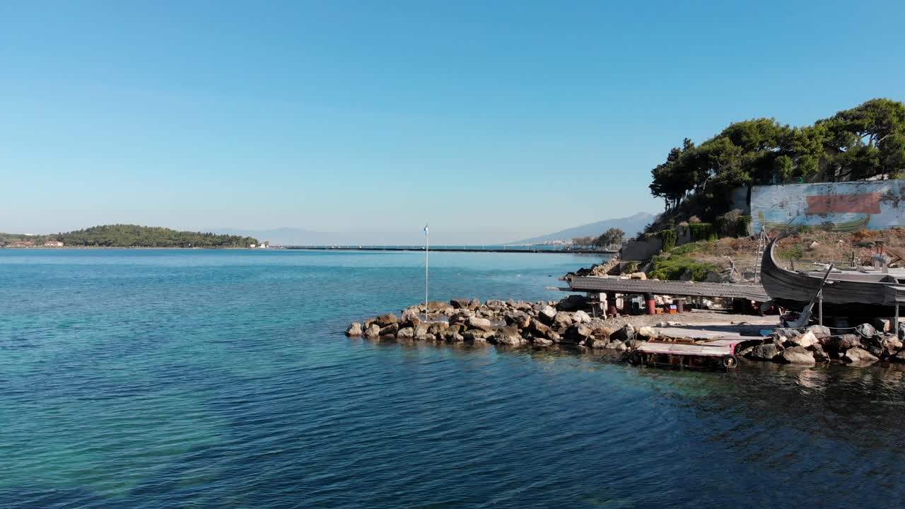 터키에서 세 번째로 큰 도시인 이즈미르의 아름다운 울라에서 다양한 드론 촬영