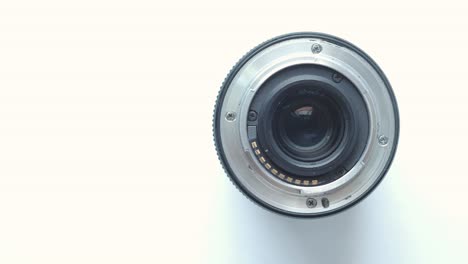 close-up of a camera lens