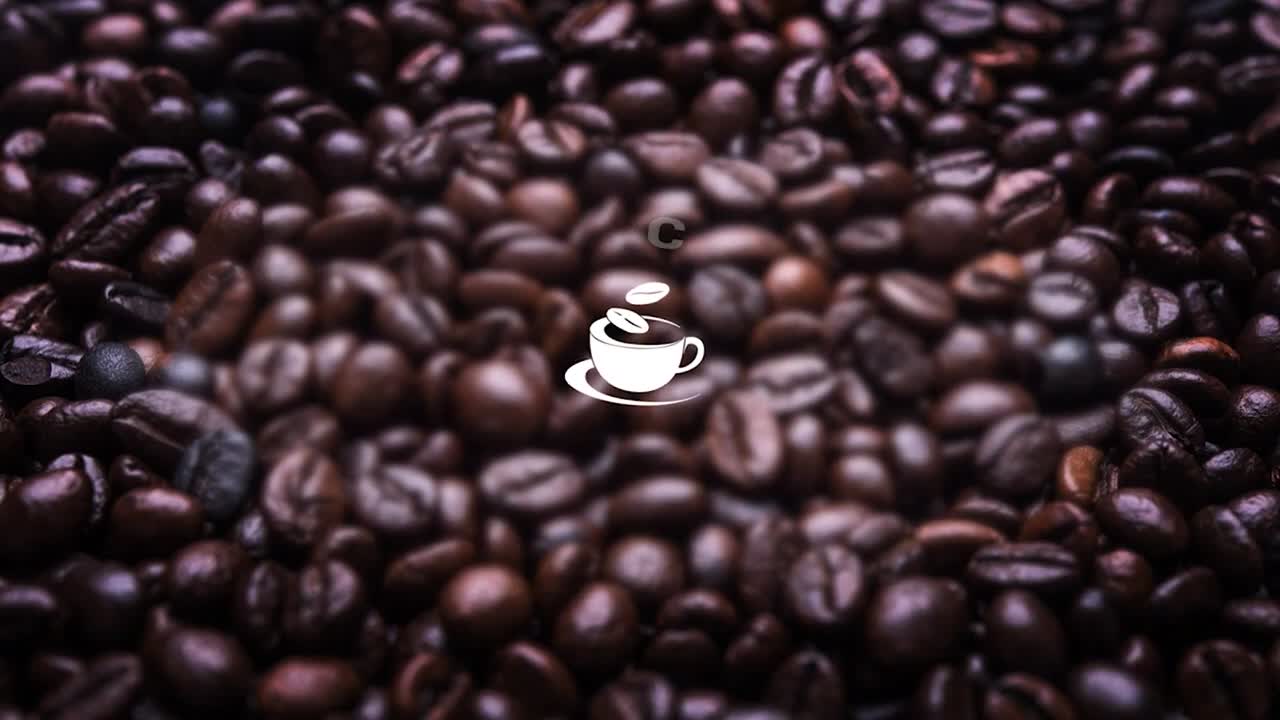 Coffee Shop Image with Coffee Beans
