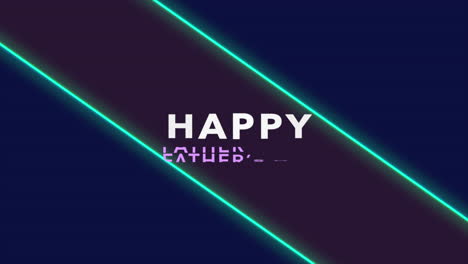 Happy-Fathers-Day-with-neon-lines-on-blue-gradient