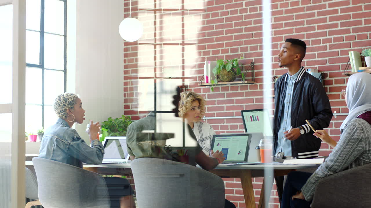 presentación, reunión de negocios