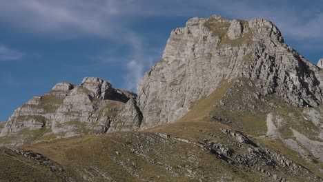 rugged mountain landscape in durmitor national park in montenegro