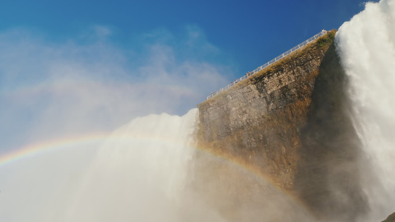 나이아가라 폭포와 스프레이 rainbw