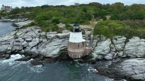 newport harbor light, goat island light