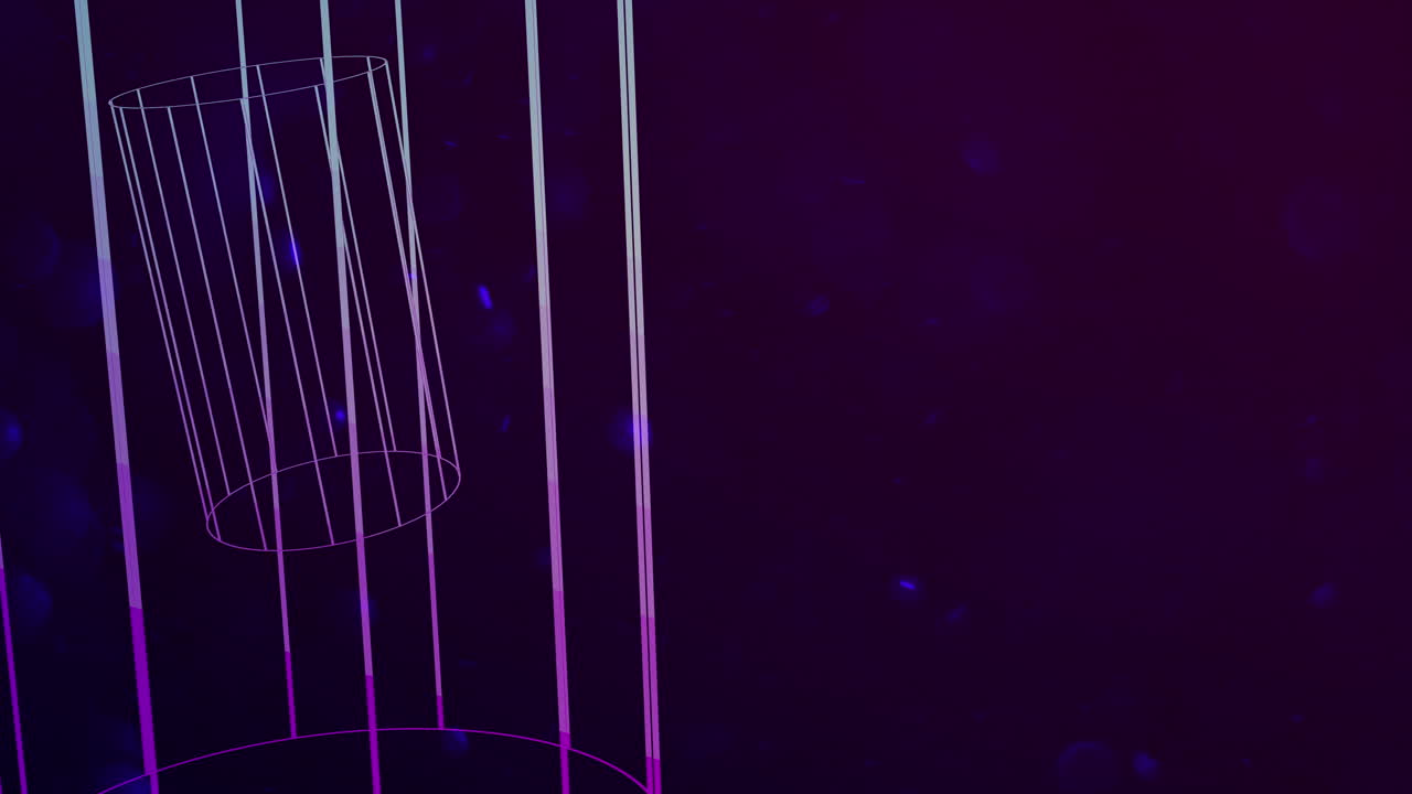 Motion geometric shape in space 18