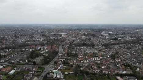 Braintree-Essex-Reino-Unido-Punto-De-Vista-Imágenes-Aéreas-4k