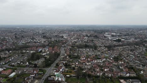 braintree essex reino unido punto de vista imágenes aéreas 4k