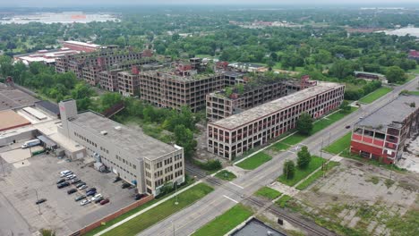 la planta de automóviles packard abandonada de detroit