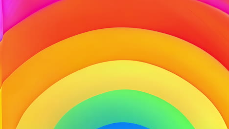 vibrant abstract rainbow curve pattern
