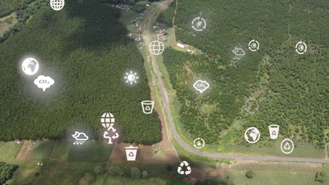 Drone-view--Africa-Forest--Kenya-and-Tanzania-Bush-fire-on-slopes-of-mount-Kilimanjaro-Loitokitok-Kenya