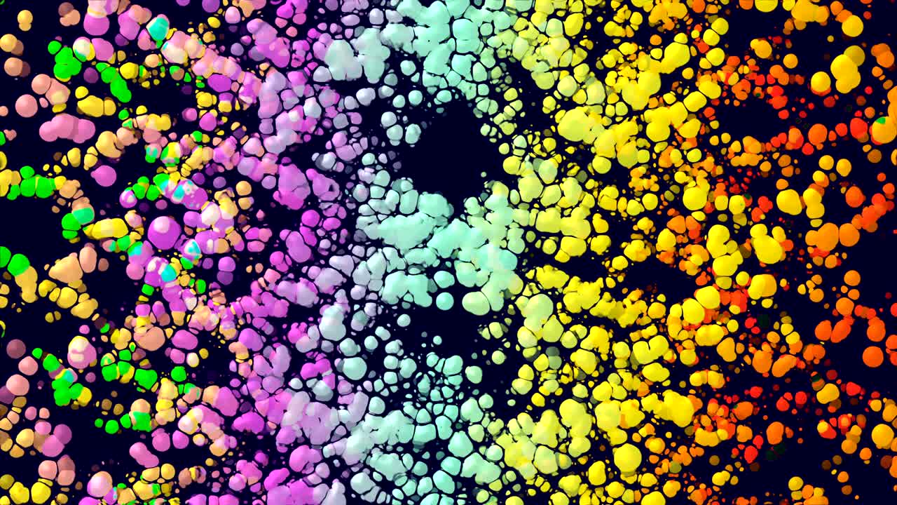 fondo de color animado abstracto