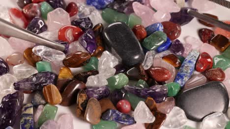 assorted gemstones and crystals
