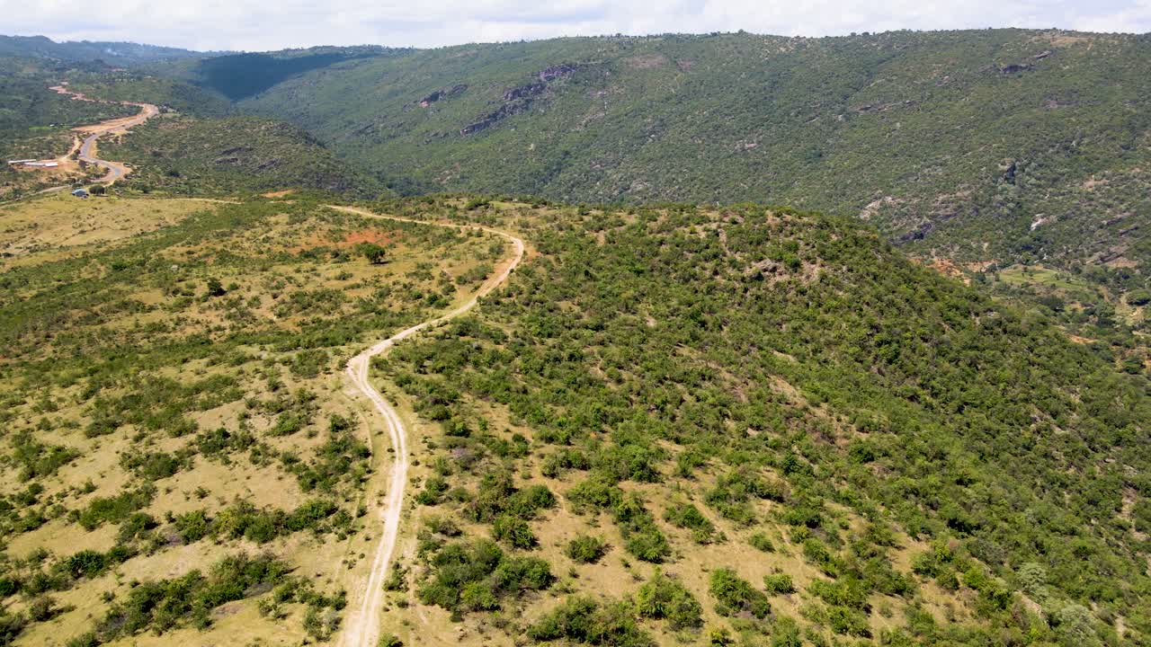 Vista dell'Africa da drone