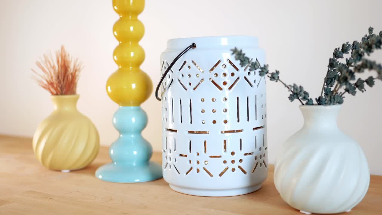 Colorful Home Decor Arrangement