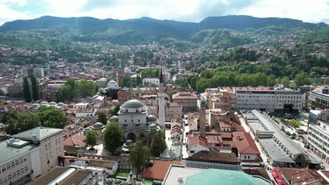 Sarajevo-Moschee-In-Der-Stadt