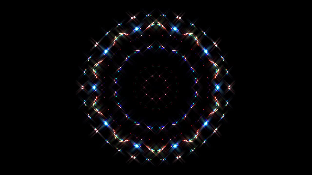 brillan brillantemente que regulan movimientos sutiles con rayas coloridas en un fondo rojo